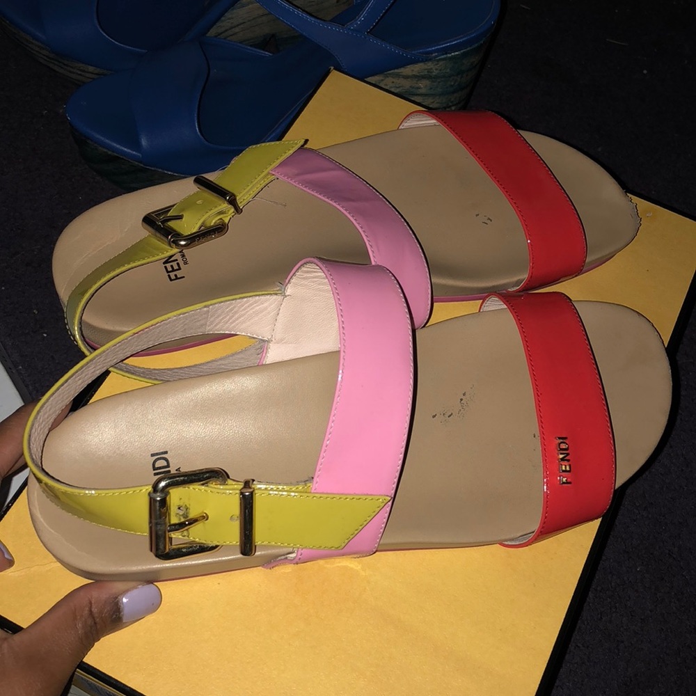 Authentic fendi sandals